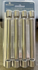 Brainerd 1 3/8″ x 4″ Wrapped Bar Adjusta-Pulls 4-Pack Satin Nickel-#5947934