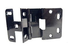1-Pk Bradley Institutional Hinge 3/4″ Door Overlay Five-Knuckle Black Powder