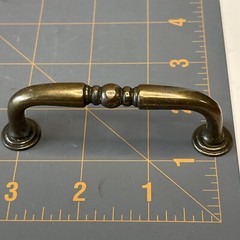 Hickory Hardware Tranquility Lancaster Brass 3″ Cabinet Handle Pull Reclaimed U