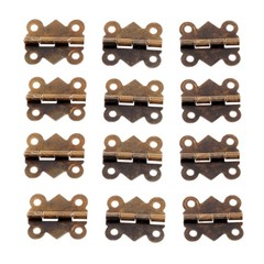 Butterfly Hinges 12pcs Antique Brass Jewelry Box Hinges