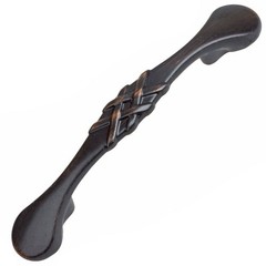 GlideRite 3 in. Oil Rubbed Bronze Braided Cabinet Pulls w/ 10-Pack