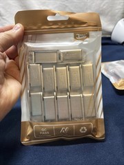 Jiayi 12P03 Stainless Steel Magnetic Cupboard Door Catch 12-Pack- Sealed- Estate