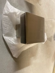 Emtek 86702US15 Emtek 86702 Hunter 1-1/4 Inch Square Cabinet Knob
