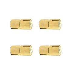 4Pcs 12mm Copper Hidden Barrel Hinge Invisible Hinges For Concealed Worktop ss