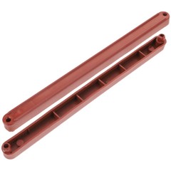 2 Pcs Full Extension Drawer Slides Track Guides Plastic Rails