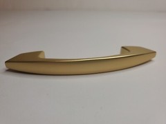 Cabinet Door 5″ Pull Bar Gold Color Metal 1 Count Art Deco Modern