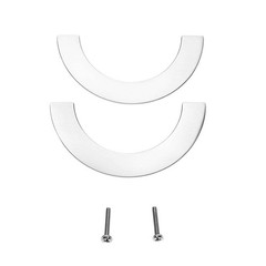 3.75″/96 mm C-C Furniture Pull Handles, Semi Circular Half Circle Cabinet War…