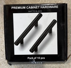 (10-Pk) MSI Cabinet Bar Matte Black 3″ Center-to-Center CHTHDHRO5MBPK10