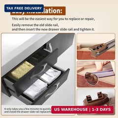 10 Sets of Drawer Slides Guide Glide Compatible with Kenlin Rite-Trak II 168 Tra