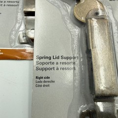 National Hardware V1893R N208-678 Right Side Spring Lid Support Brass