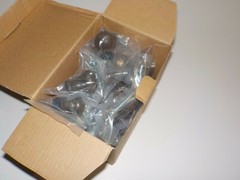 Box of 25 KEELER OIL RUBBED BRONZE DARK BROWN RUSTIC MUSHROOM KNOBS PULL