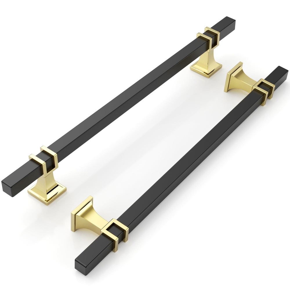 10 PCS 7.5 Inch Matte Black Cabinet Pulls T Bar Kitchen Drawer Handles Set