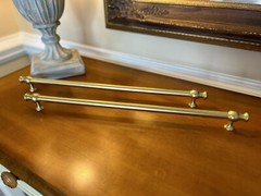 Rejuvenation Howell 18” Appliance Pulls (2) Aged Brass NO HARDWARE – NWOB READ!