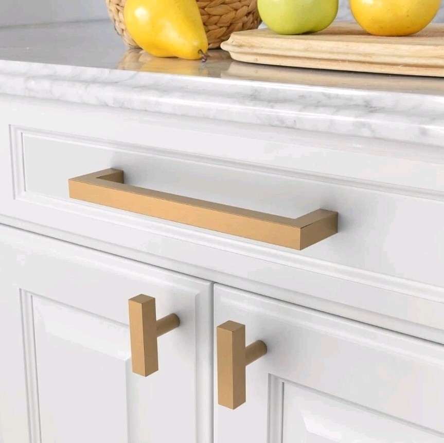 10 Pk 5 Inch Hole Centers Champagne Bronze Cabinet Pulls Drawer Handles Hardware
