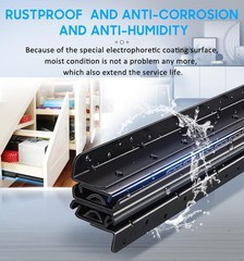 Undermount Heavy Duty Drawer Slides Rail Bottom Mounted Full Extension Hidden…
