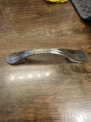 32-Antique Pewter Cabinet Pull Handle 5.12in Drawer Door Hardware