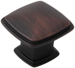 Silverline Square Cabinet Hardware Knobs 31L x 31W x 25H (mm)