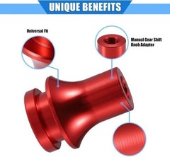 Shift Knob Adapter M10x1.5 for Manual Transmission, Universal Shifter Boot Retai