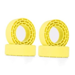 Silicone Rubber Inserts for 68-72mm*24-27mm 1.3″ Tires, 4pcs (1370)() Yellow