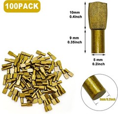 Bronze Adjustable Shelf Pins Pegs 5mm Spoon Shape Support Cabinet Closet 100Pcs