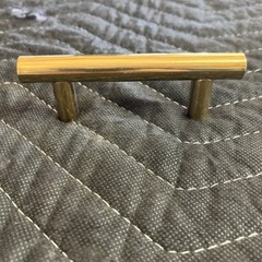 Gold Cabinet Pulls 10 Pieces 2.5 Inch Hole Center Kitchen Cabinet Handles