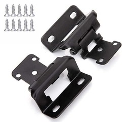 Lot 1/2″ Overlay Semi Partial Wrap Around Kitchen Cabinet Hinges Self-Closing US