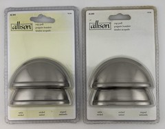 Lot of 4 Amerock Allison Satin Nickel 3″ CTR Cabinet Pull Cup