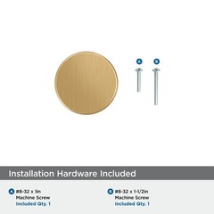 Balon 1 inch (25 mm) Diameter Champagne Bronze Cabinet Knob, BP37480CZ
