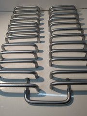 LOT of 25 Satin Nickel Drawer Cabinet Pulls Bar Handles 3.5″ Center To Center