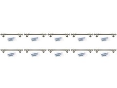 ALZASSBG 10 PACK 5IN HOLE CENTERS CABINET HANDLES BRUSHED SATIN NICKEL AL3085