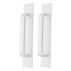 2Pcs Durable Aluminum Barn Door Handles Ergonomic Sliding Closet Pulls