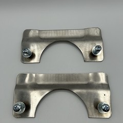 Handmade (2) Stainless Steel 7” x 3-1/4” XL Cabinet Handles Drawer Pulls