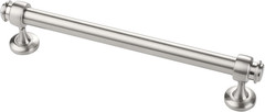 10 Pack Brushed Satin Nickel Cabinet Pulls, 6-1/4 Inch(160Mm) Hole Centers Cabin