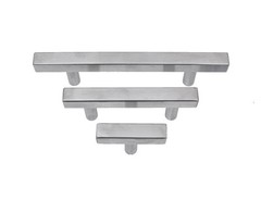 Lot 1x 10x 25x 50x Square Stainless Steel Pull Handle For Drawer Kitchen Cabinet