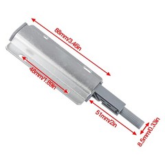Heavy Duty Metal Push To Open Catch Cabinet Door Kitchen Wardrobe Hardware New
