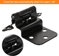 3/8 Inch Inset Cabinet Door Hinges Face Mount Self Closing Cabinet Door Hinges