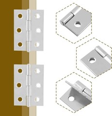 20pcs 2 Inch Butt Hinges Stainless Steel Cabinet Hinges Small Door Hinges Window