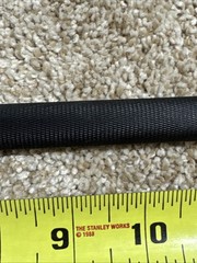 Sumner Street Home Hardware Black Kent Knurled 12″ Matte Black Cabinet Bar Pull