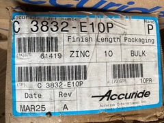 (10 PAIR) Accuride Light Duty Drawer Slides – C3832-E10P (NEW)