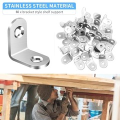 Vicuna R L Bracket Corner Brace Stainless Steel Right Angle Furniture Support