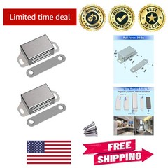 30lb Heavy Duty Magnetic Door Catch – Stainless Steel 2-Pack for Secure Closures
