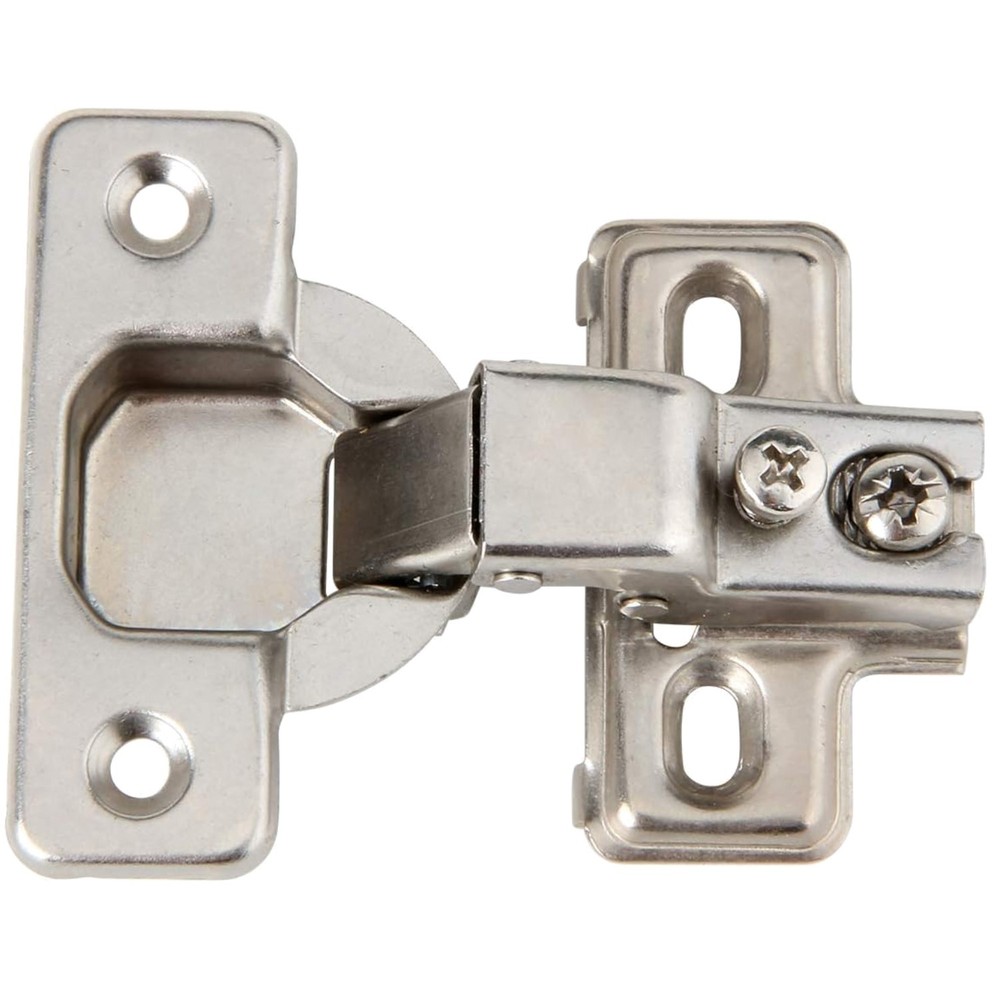 6 Pack Self Closing Cabinet Hinges Satin Nickel