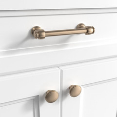 30572 – (10-Pack) Milano Door and Drawer Pull – 8In Center-To-Center, Champagne