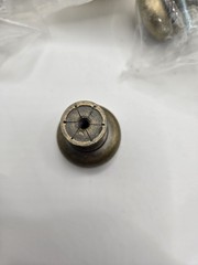 New Gatehouse Antique Brass Cabinet Knobs Round Bullseye Drawer Pulls Lot of 5