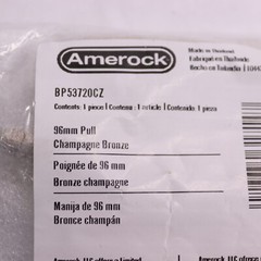 Amerock Cabinet Pull Champagne Bronze 3-3/4″ 96 mm C-C