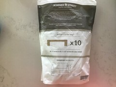 10 Pack NEW Sumner Street Vail SATIN BRASS Handles 4″ center-to-centre RL022429