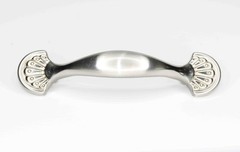 3″ Liberty Fan Design Satin Nickel Drawer Handle with Screws Used Take Offs