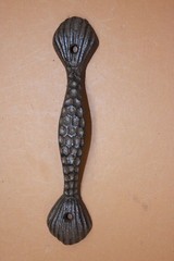 2-HANDLES,Beach Decor,Coastal Accents.Seashell Design,Kitchen Hardware,HW-58
