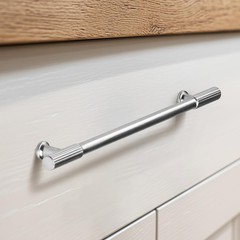 VEHCIL 20 Pack Brushed Nickel Cabinet Handles, 5″ Hole Centers Kitchen Cabinet