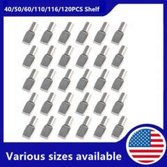 Shelf Pegs Kit Upgraded Shelf Pins 6 Styles 5/7mm Nickel Shelf Kitchen Shelf